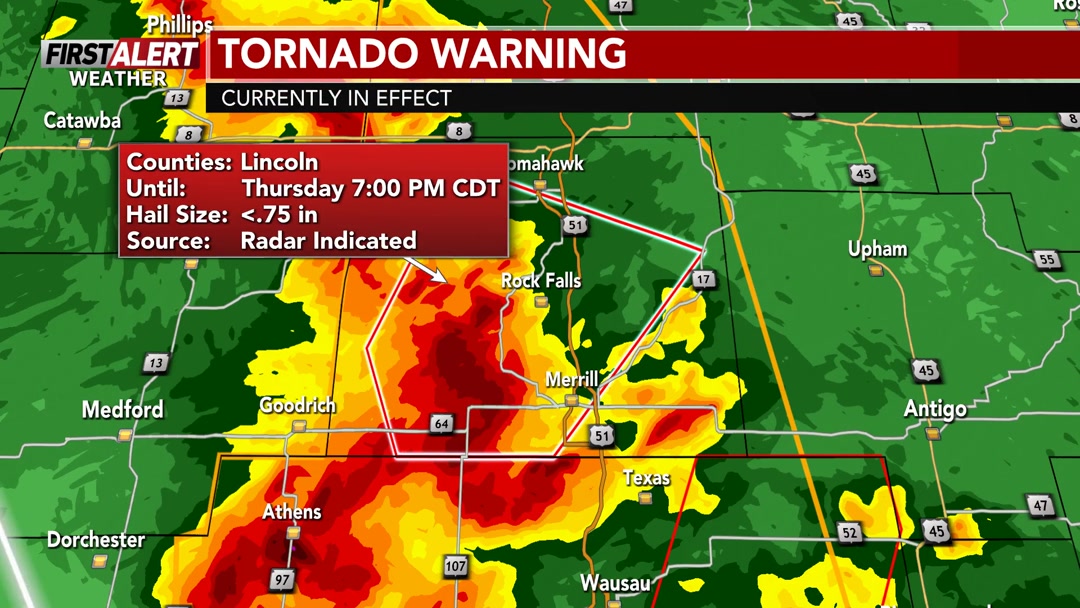 #FirstAlertWeather: A TORNADO WARNING is currently in effect for ...