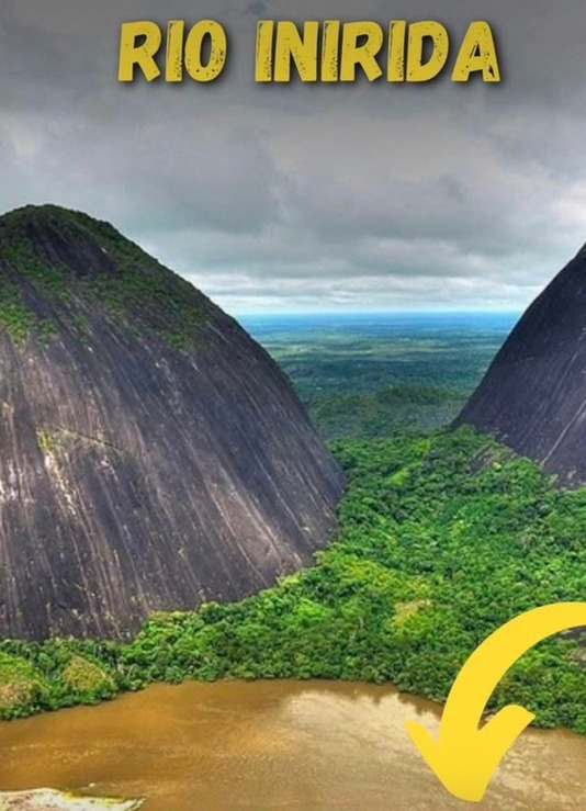 El río Inírida es un río de Colombia, un afluente del río Guaviare y ...
