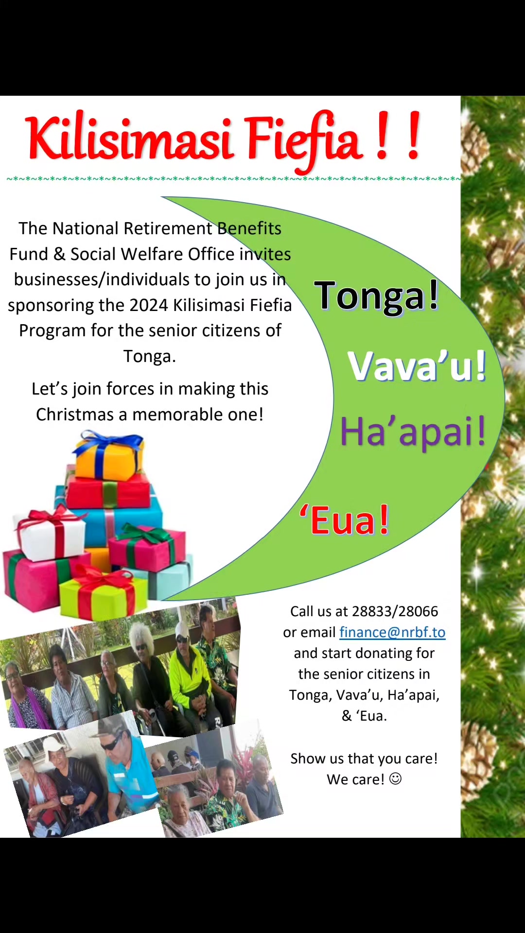 Talaloto fiefia 'a e kau toulekeleka 'o e fonau he ma'u 'enau me'a'ofa ...