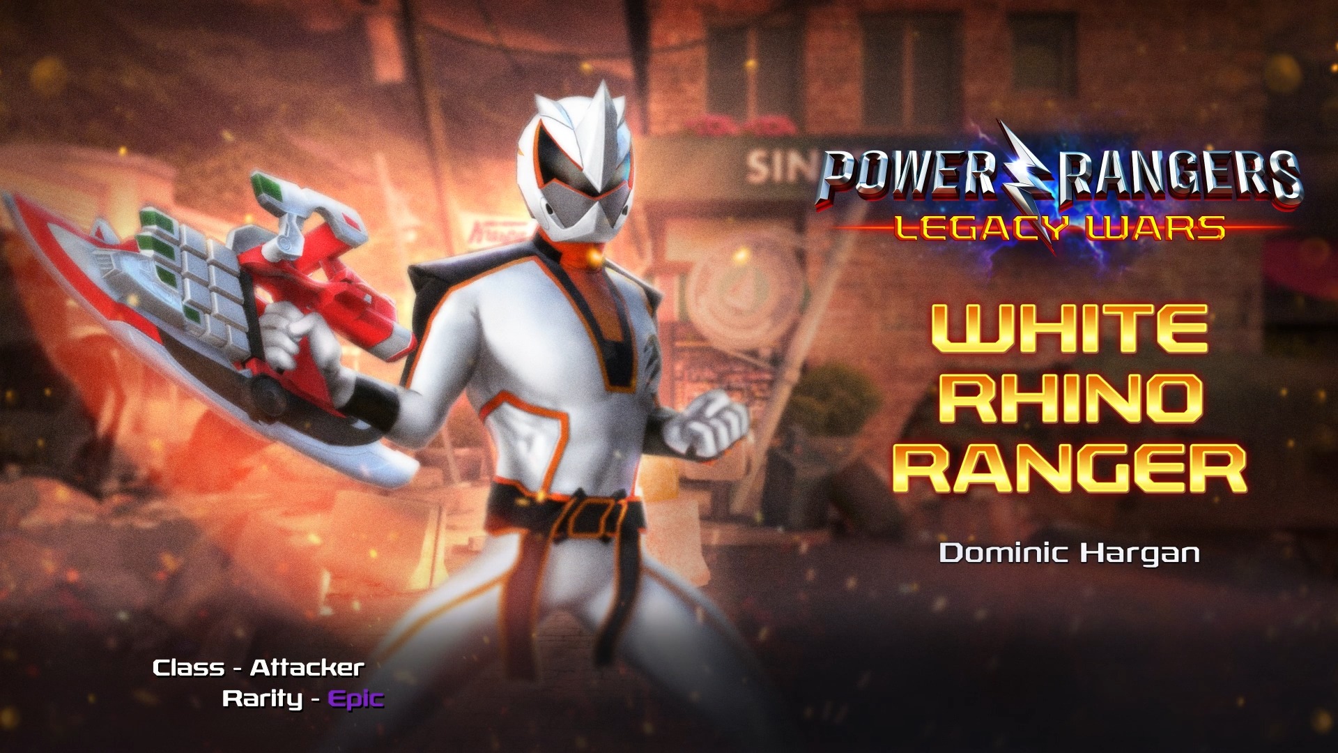Power Rangers Jungle Fury Rhino Ranger