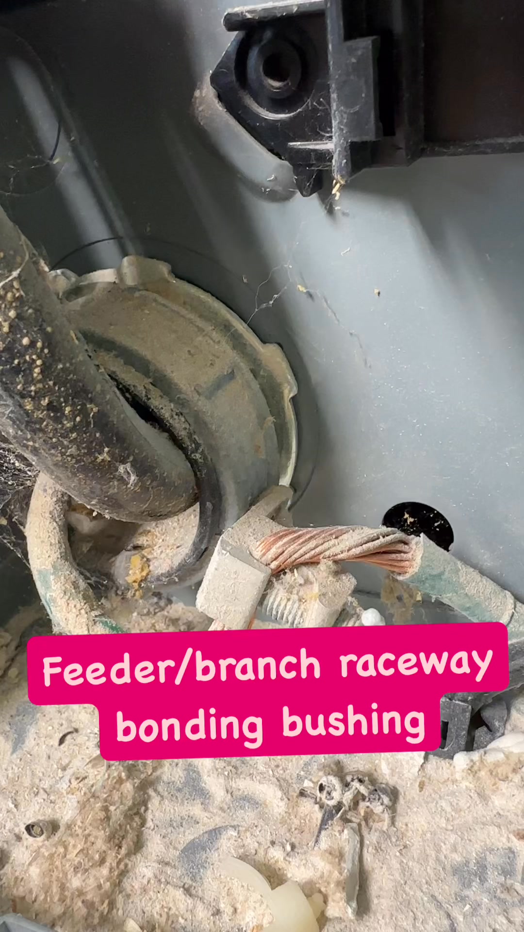The only time a bonding bushing/jumper is required for a metal raceway ...