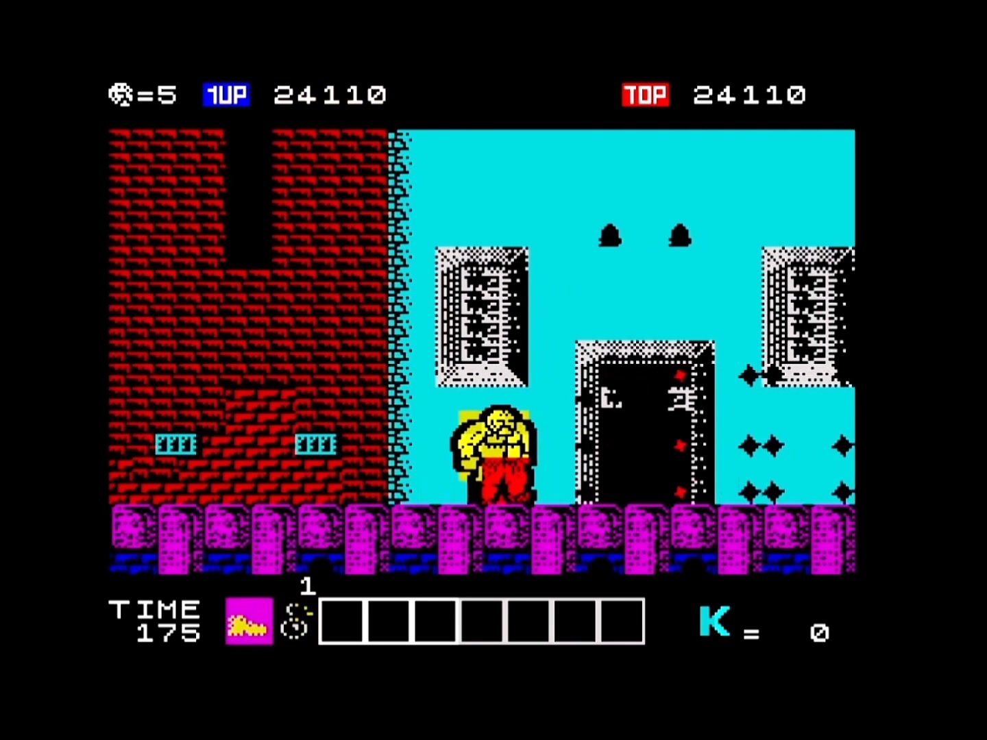 Data East released Karnov in 1987 for the arcades. What do y'all