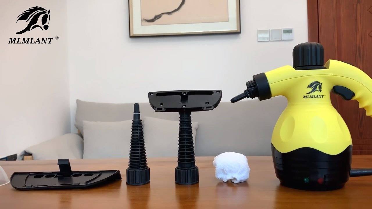 Handheld Steam Cleaner with Double Safety Lock is equipped with
