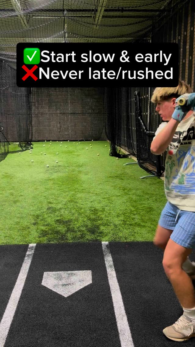 🔑Slow & early rhythm, be ready at release🔑 pre-swing move early and ...
