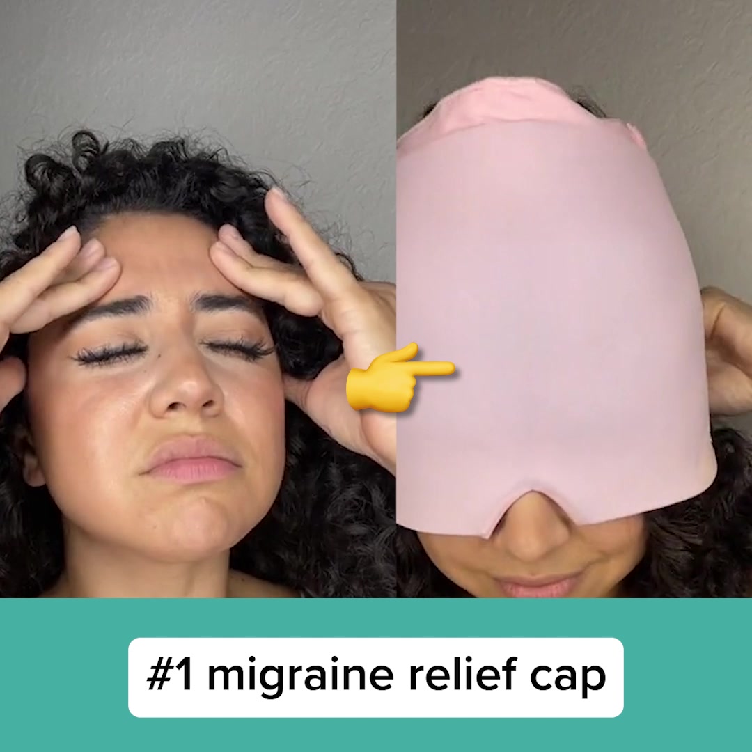 Soothe migraines and headaches with ease! 😌 Our migraine cap provides ...