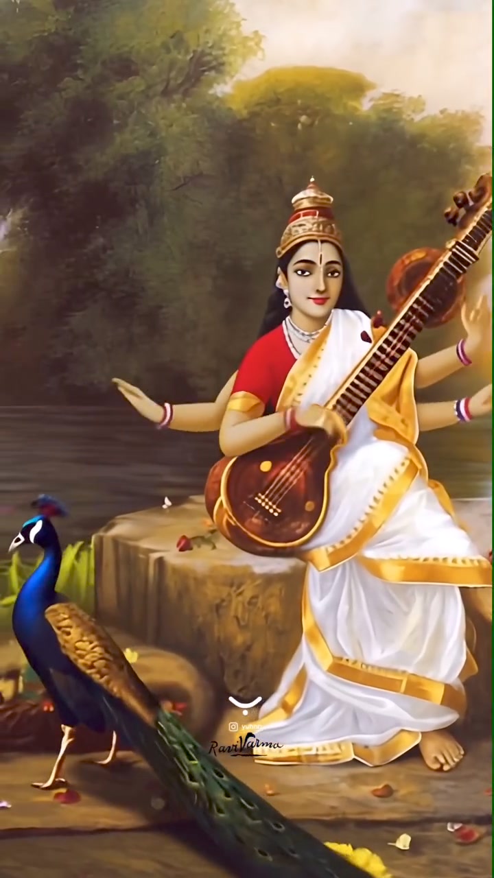 Video: Raja Ravi Varma Paintings enhanced by AI For decades, the iconic ...