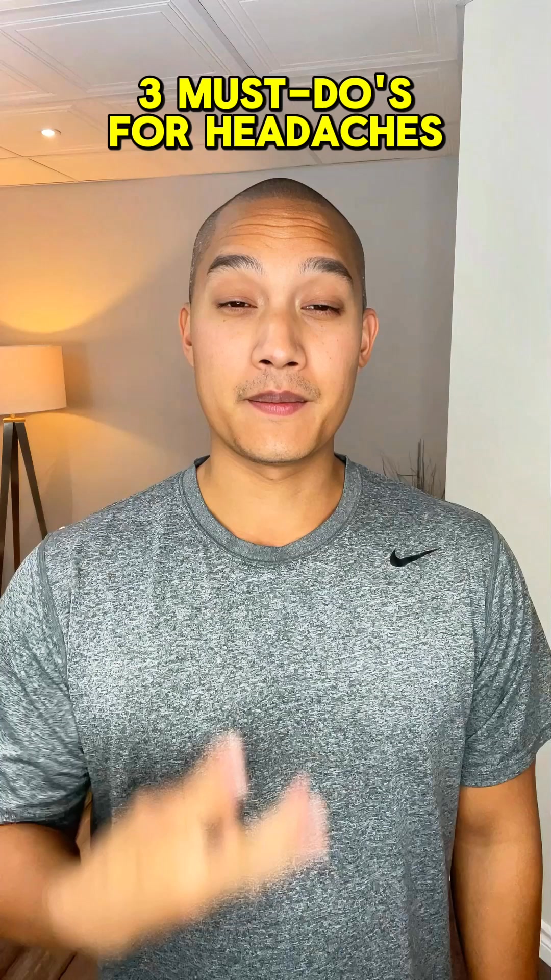 Applying gentle pressure to the side of your head with your hands can ...