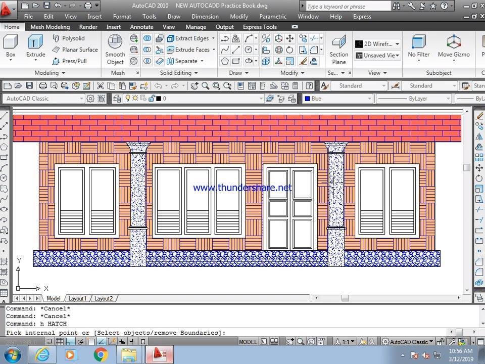 how to draw Elevation of a Building in Autocad LIKE | COMMENT | SHARE ...