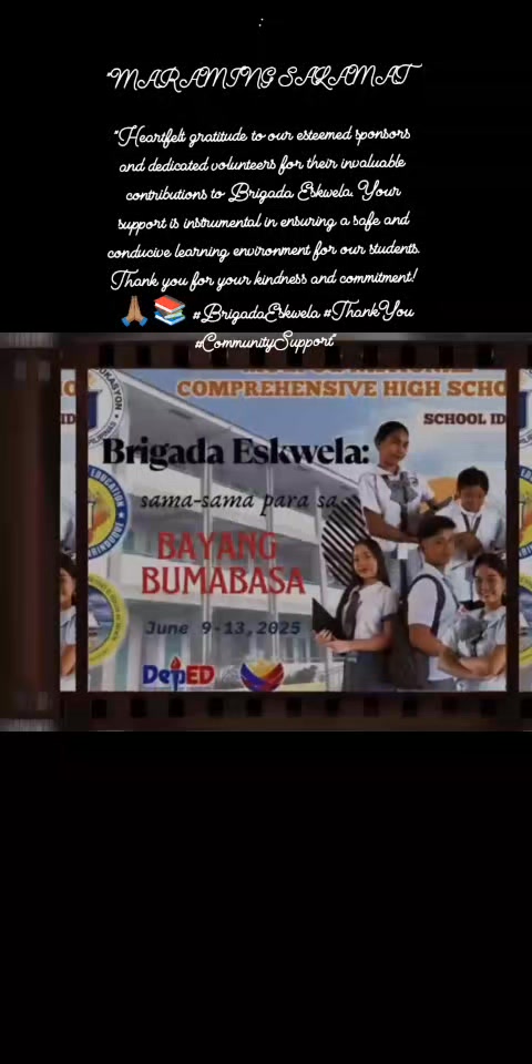 Congratulations also to our Senior High School Film Makers for making ...