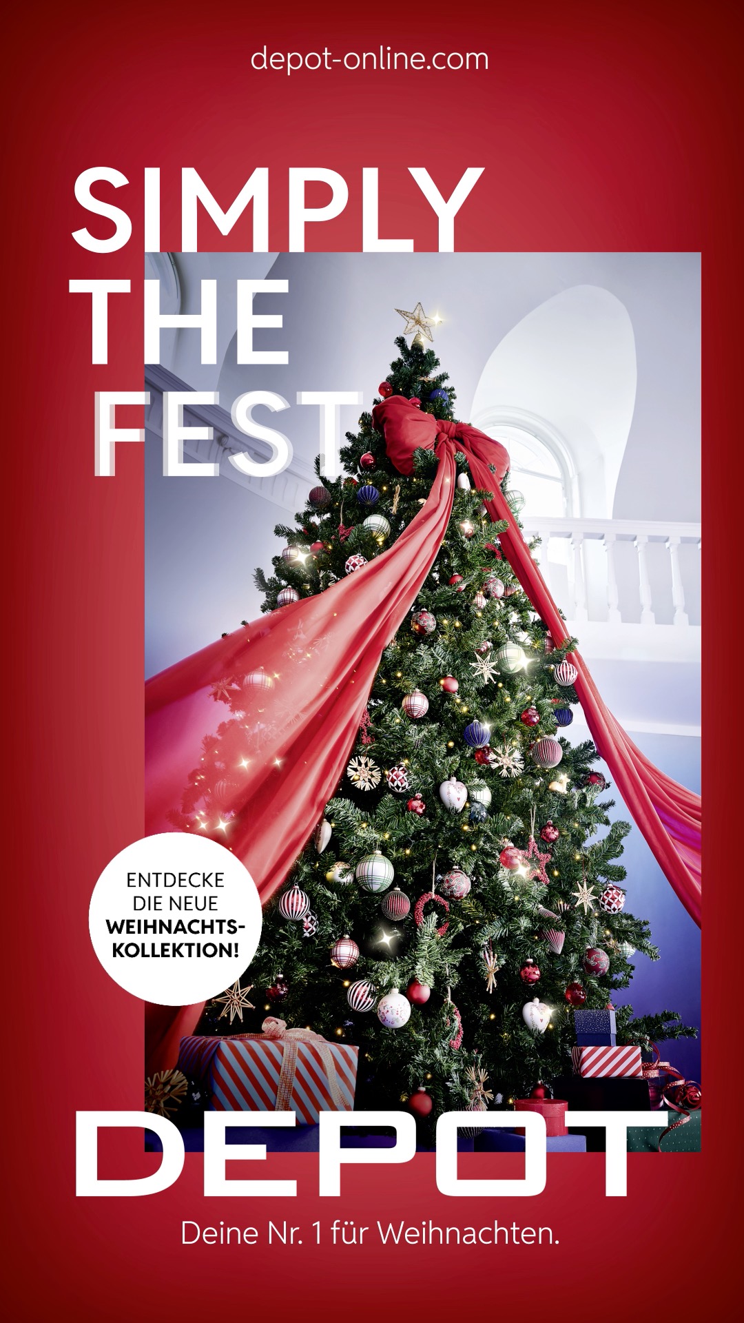 ‼️-20% JETZT AUF ALLE WEIHNACHTSARTIKEL BEI DEPOT!* 🎅🎄 *Diese Aktion ist bis einschließlich 01.12.2024 in teilnehmenden DEPOT Filialen gültig. Der Rabatt gilt nur auf ausgewählte Artikel. Ausgenommen
