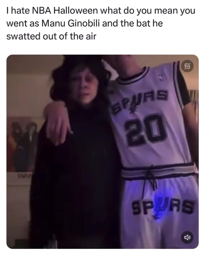 This will go down as one of the best costumes EVER! 😂😭 #GoSpursGo ...