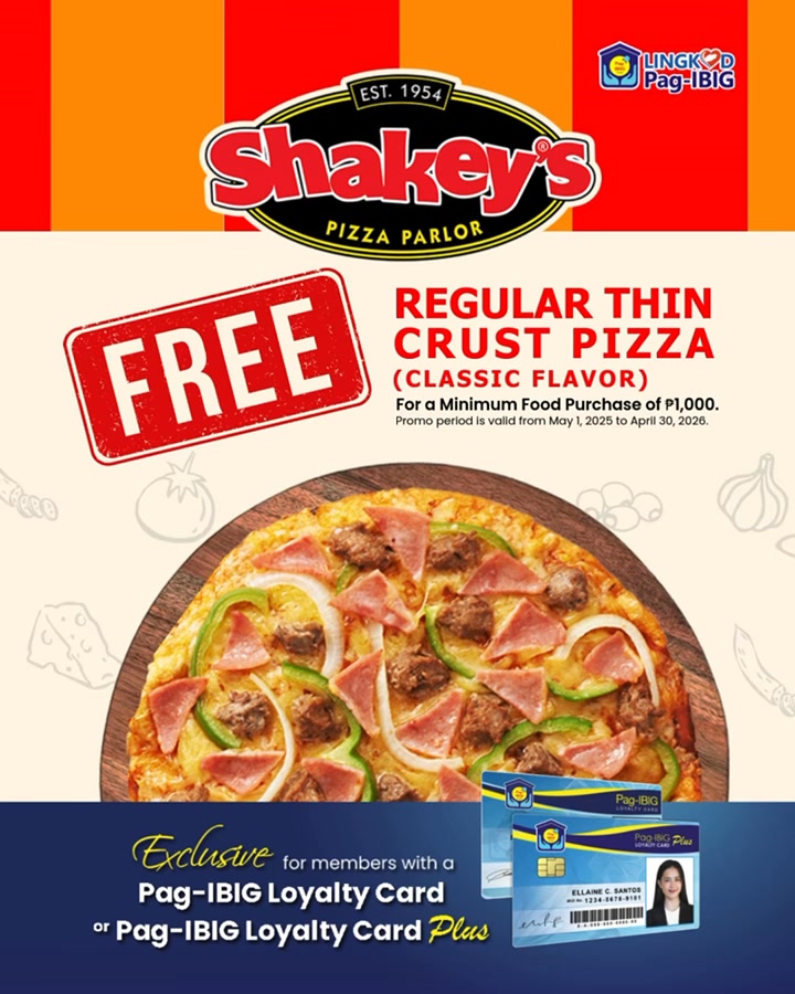 EXTENDED ang libreng pizza sa... - Pag-IBIG Fund (HDMF) | Facebook