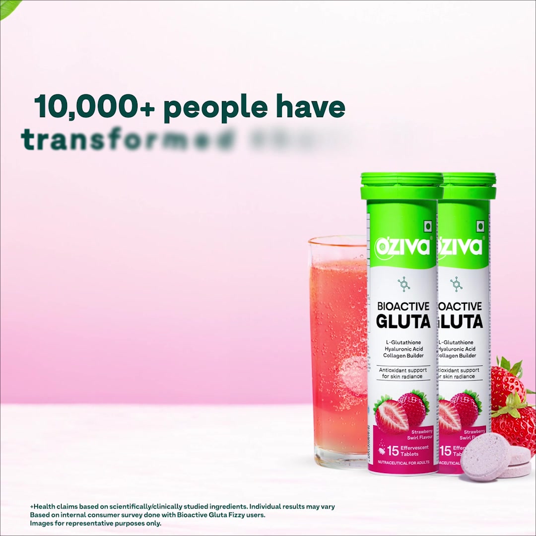 oziva bioactive glutathione tablets Loved by thousands nationwide, Gluta Fizzy is the your skin's new BFF! ✓L Glutathione: Fights cellular damage, reduces pigmentation. ✓Collagen Builder & Hyaluronic Acid: Boosts hydration, promotes elasticity. ✓Asthaxanthin & Select Your Start Date:5th January Glutathione & NAD+: Benefits If
