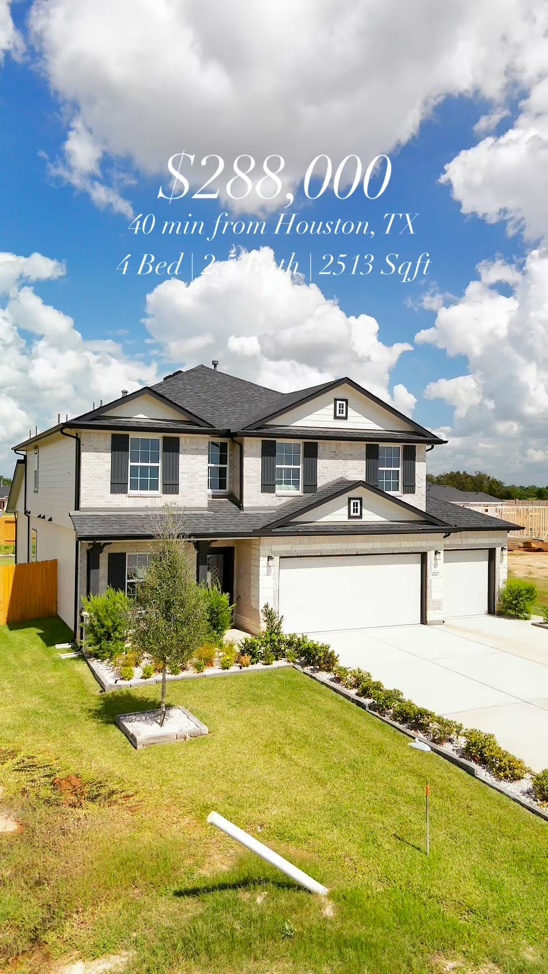 Brand New Homes Near Houston, Texas Starting at $288K 🔥 Comment “Home ...