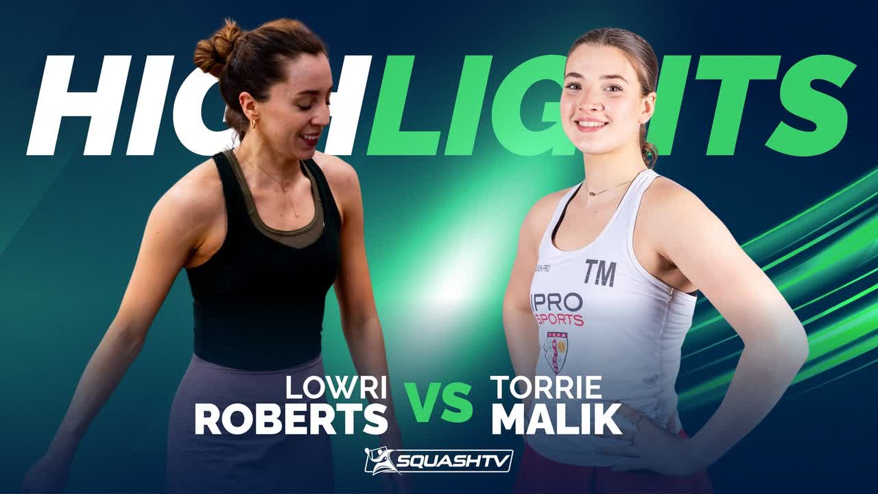 Torrie Malik and Lowri Roberts' RD1 clash at the Manchester Open 2025 ...