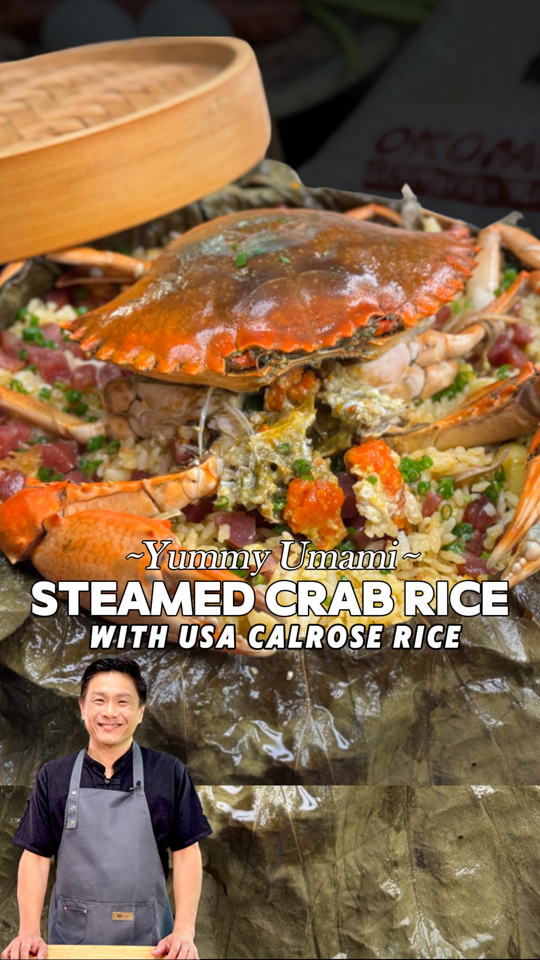 This Chinese New Year, why not try making Steamed Crab Rice wrapped in ...