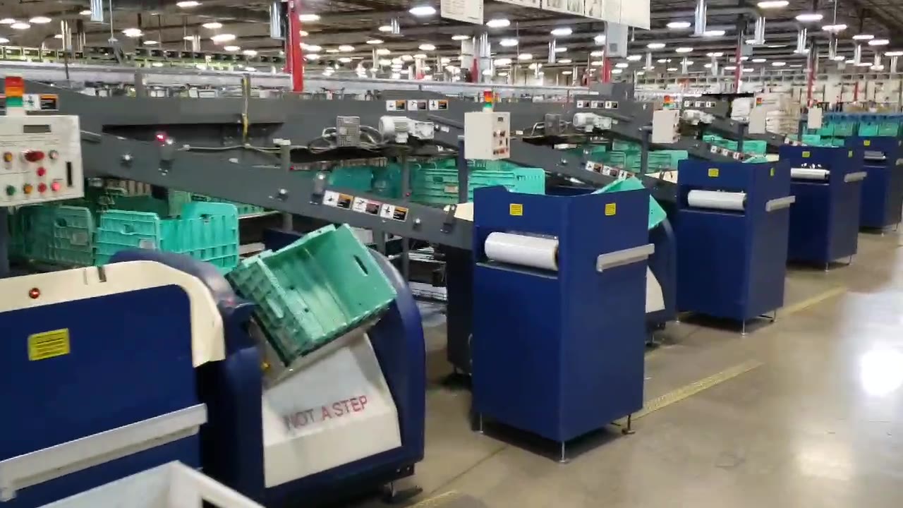 One of the many machines mail handler assistants will work with at the ...