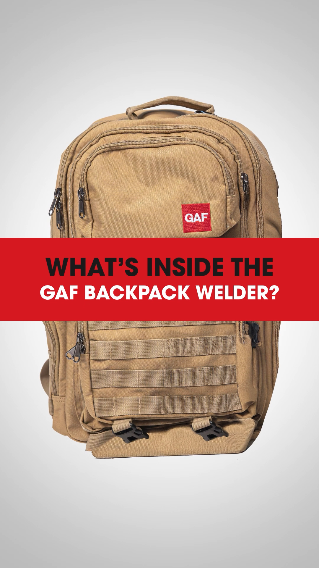 Roofing pros – Meet your new best friend – the GAF Backpack Welder ...