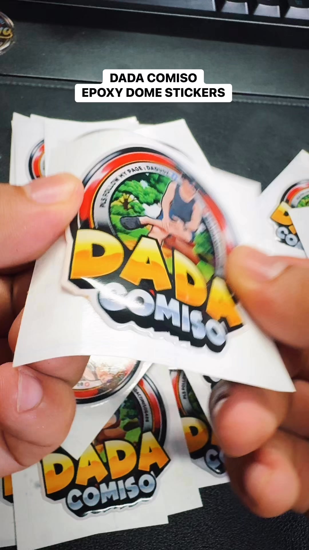 Dada comiso dome sticker #motovloggers and #business branding ...
