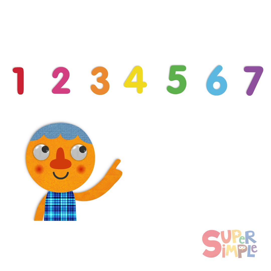 Let's count to seven with Noodle & Pals! 1, 2, 3, 4, 5, 6, 7! One