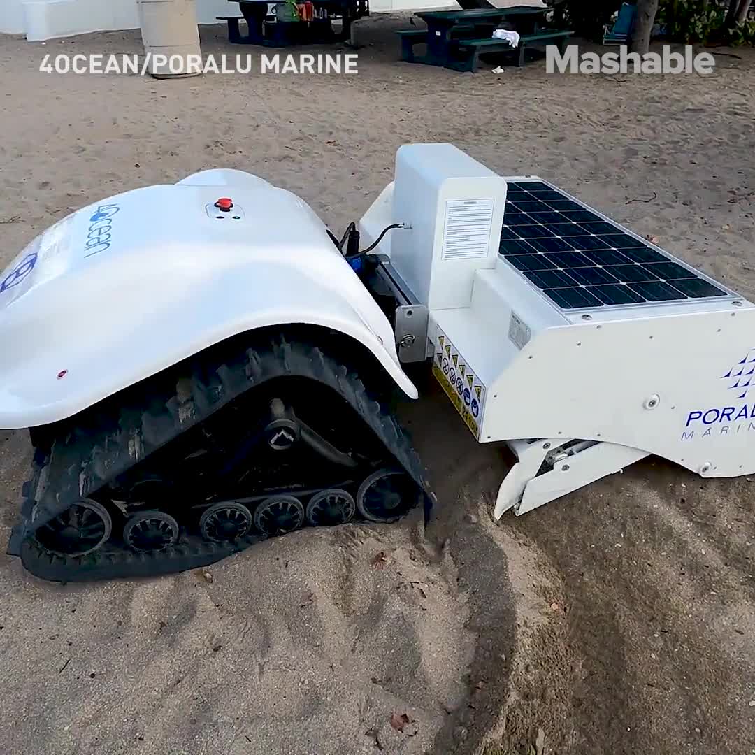 Meet BeBot, the robot that can find wrappers under sand | Mashable ...
