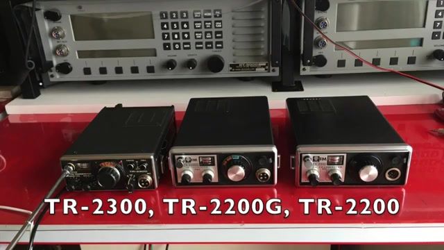 TRIO KENWOOD TR-2200, TR-2200G, TR-2300. 2m FM ham radio
