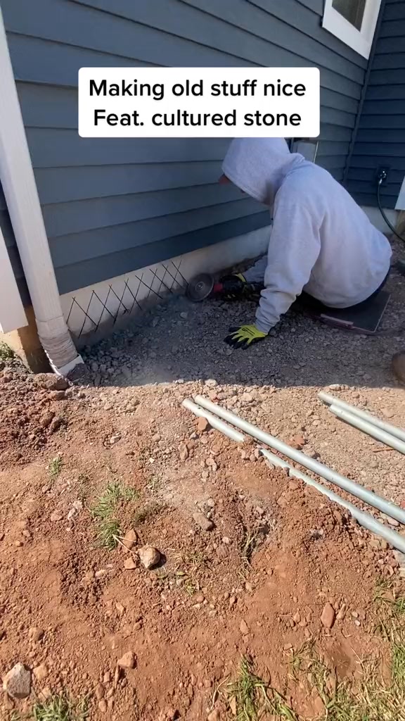 How to Notch a Limestone #fyp #DIY #downesconstruction #construction # ...