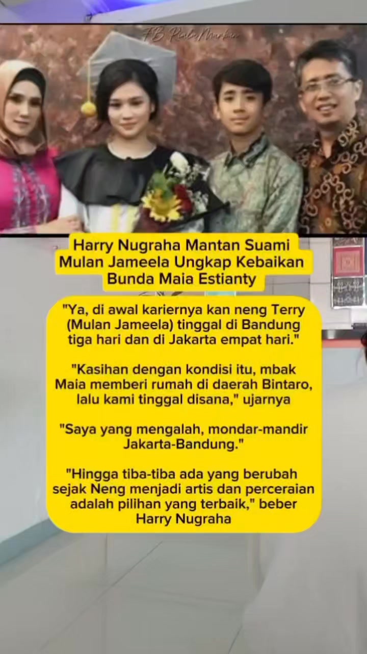 Harry Nugraha adalah mantan suami Mulan Jameela yang jarang tersorot ...