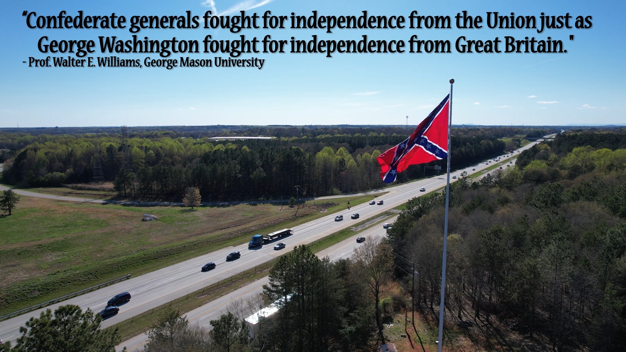 Salute! Beside I85 in Spartanburg, South Carolina! Many Thanks to the ...