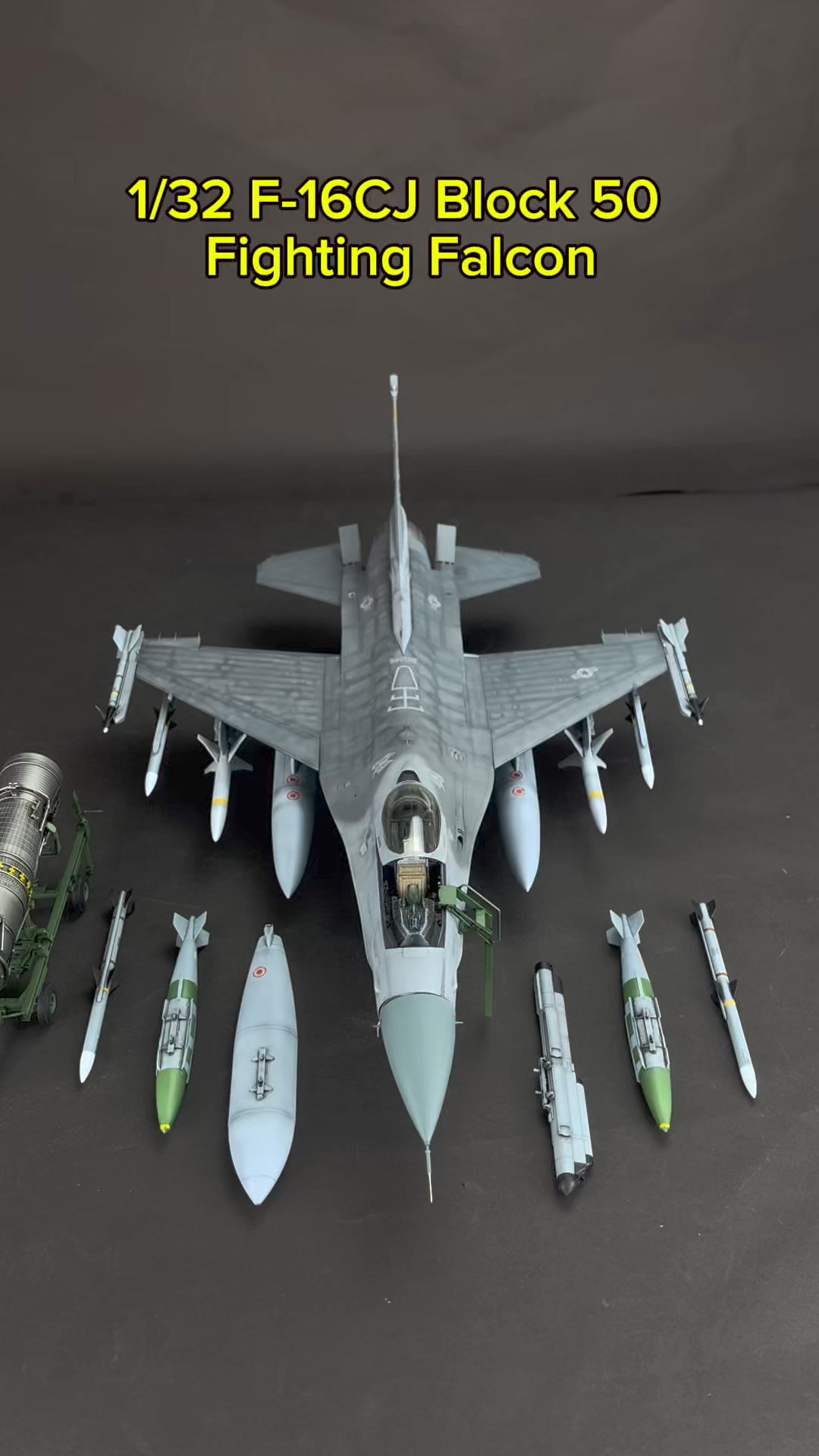 Tamiya 1/32 F-16CJ Block 50 model kit review