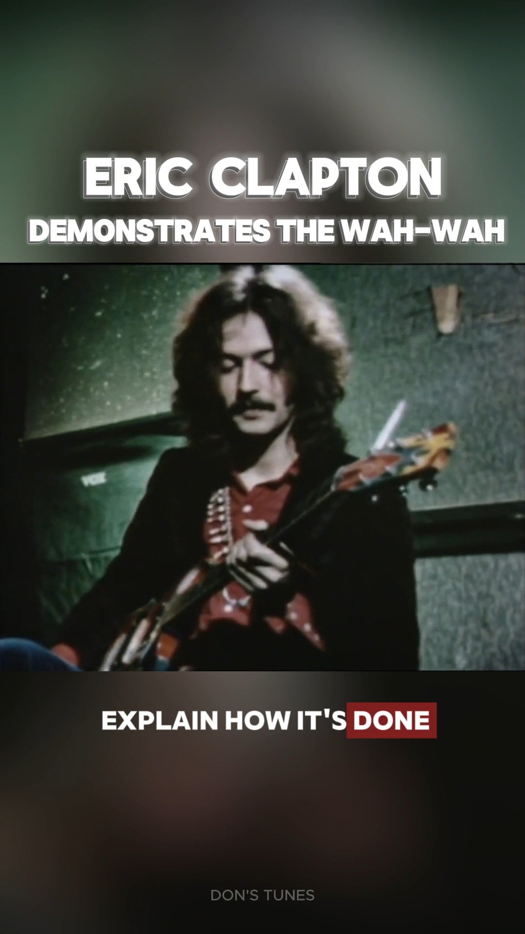 Eric Clapton Mr. Clapton has a vast guitar collection – okay