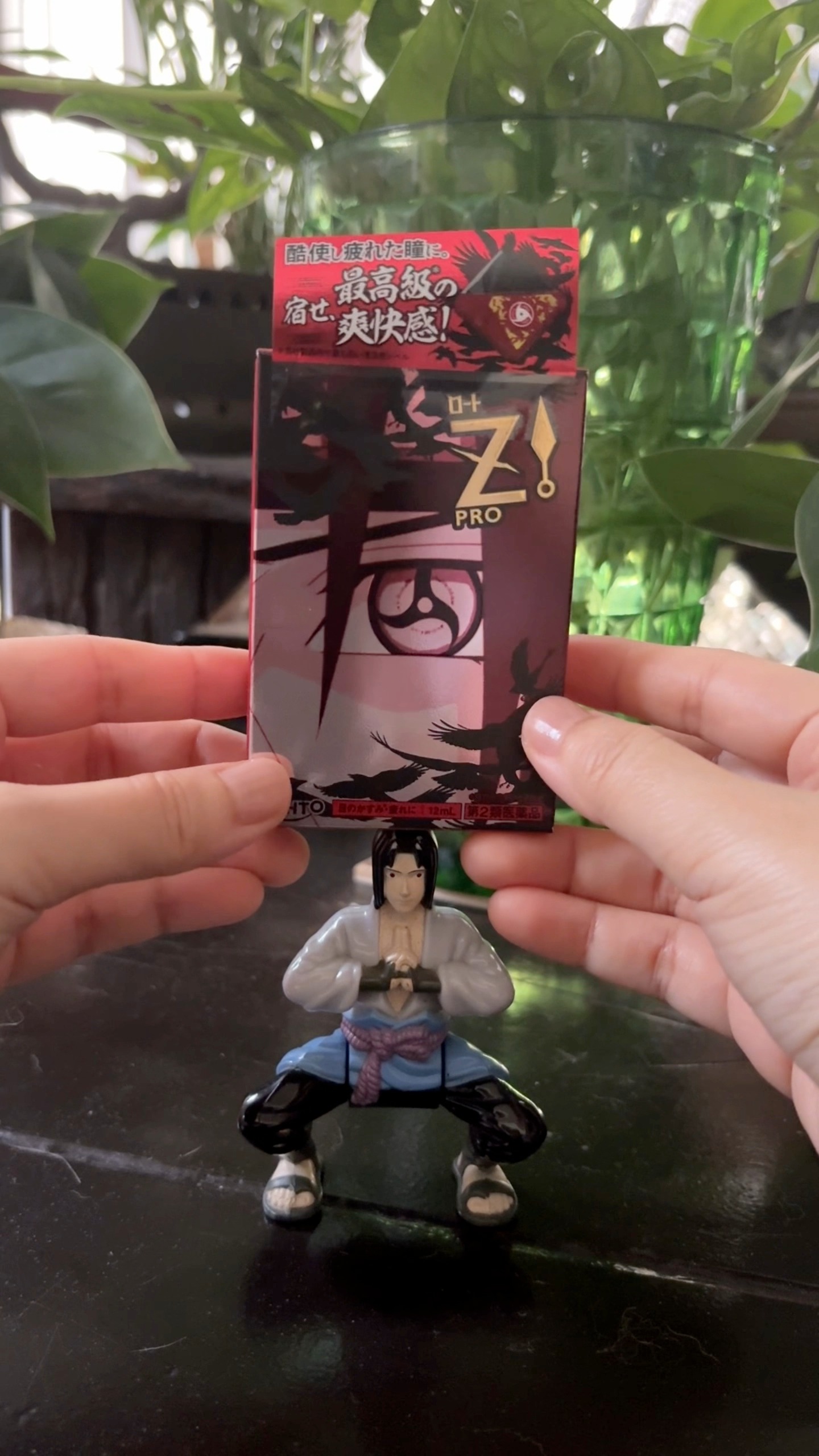 Squatsuke vs. Itachi eye drops 🩸 My friends who went to Japan got