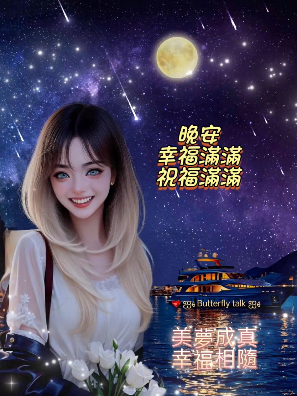 晚安幸福 珍惜身邊 日常陪伴 珍貴幸福 🌠🌒GOOD NIGHT🌠🌒🌠🌒 #歡顏問安動圖卡 &傍晚安安 (¸.•´ (¸.•` 🌺 ♥ ...