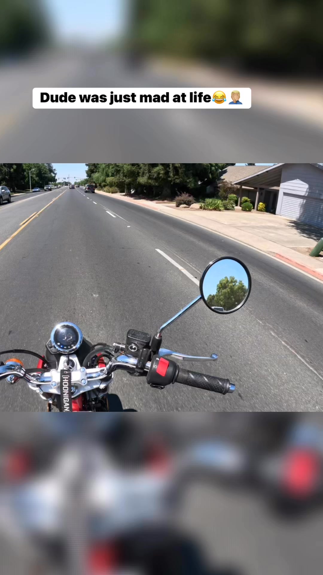 Throwback to when I made him mad somehow😂 ••#motorcycle #hondamonkey # ...