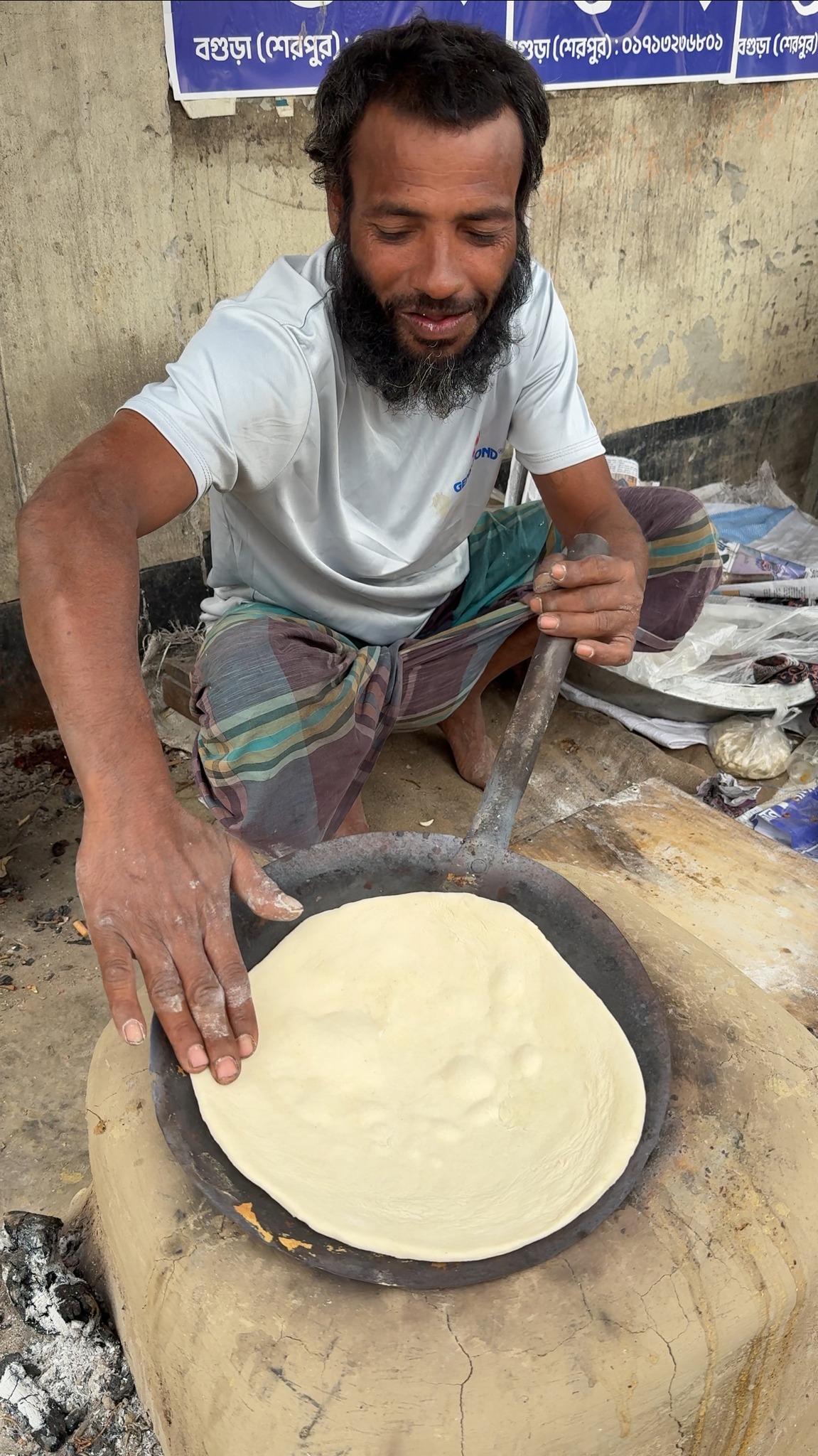 Village Style Roti Making on Hot Coal #reels #streetfood | Food Show ...