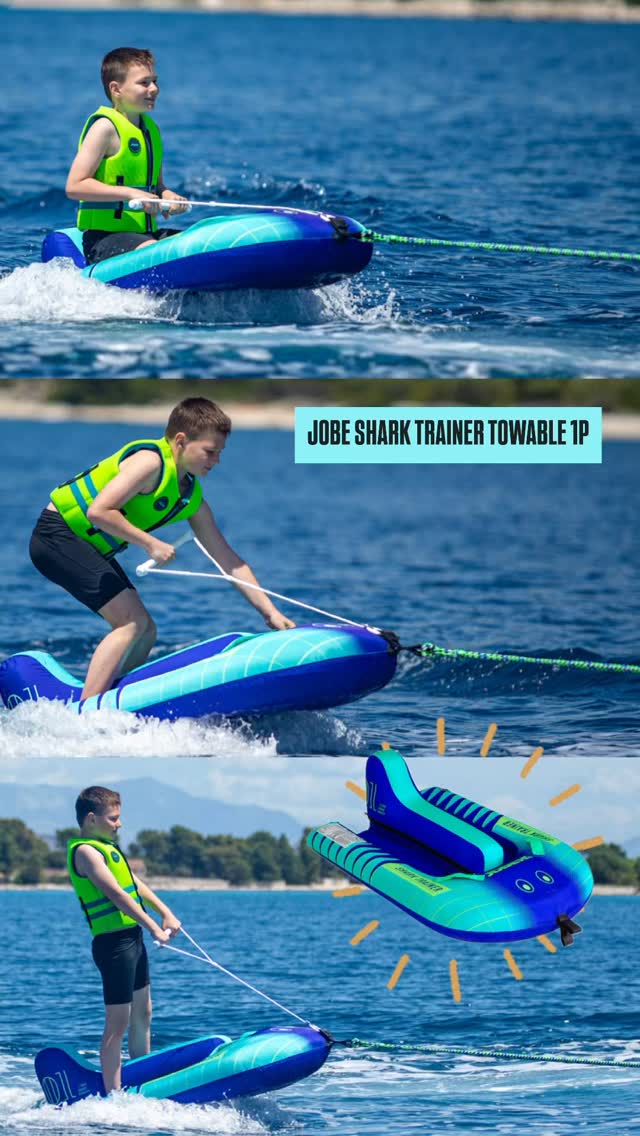 Jobe Shark Trainer – Bouée Tractée 1 Place – Multicolore – Sports Nautiques – Qualité Durable