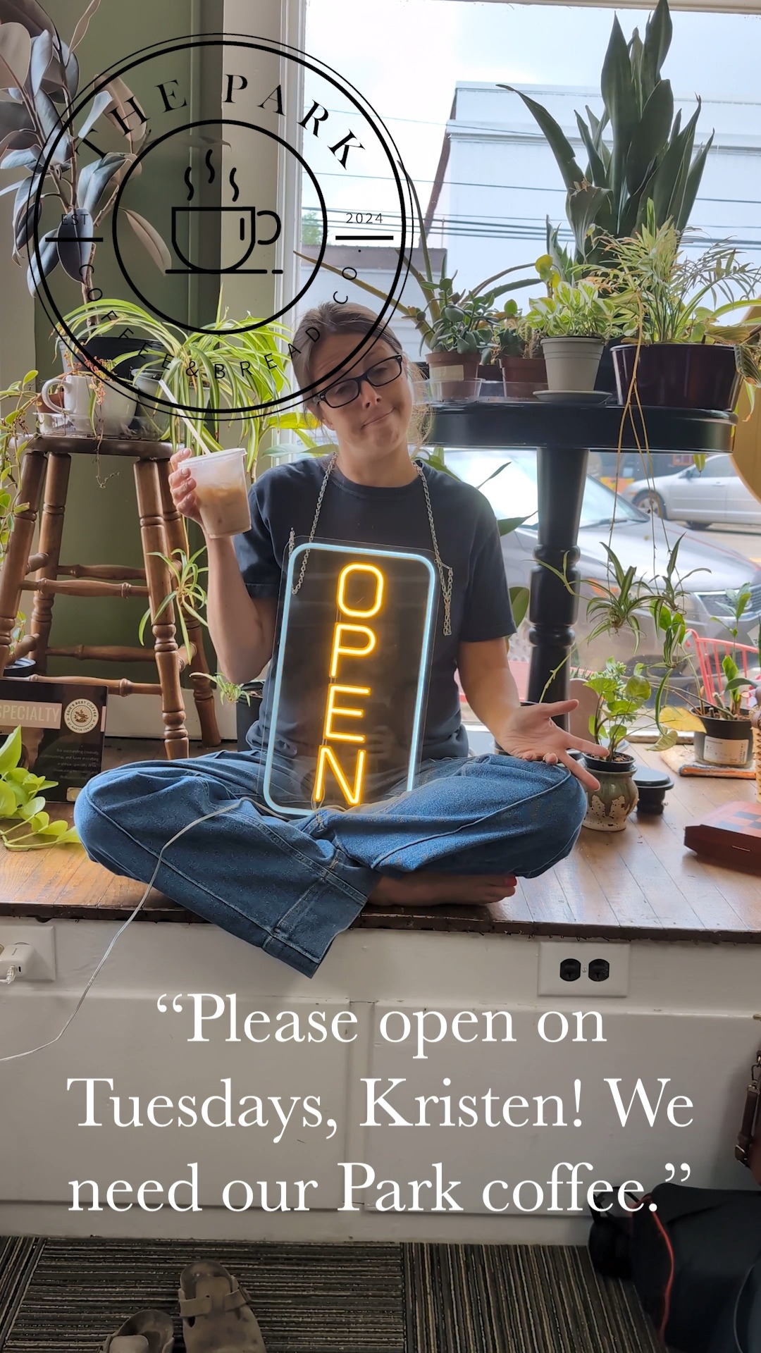 We're open Tuesdays now! Please don't leave us lonely. 🥺 #ParkItHere # ...