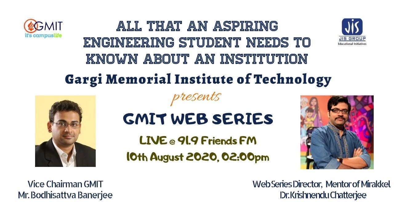 Hear Mr. Bodhisattva Banerjee, Vice-Chairman GMIT, and Dr. Krishnendu ...