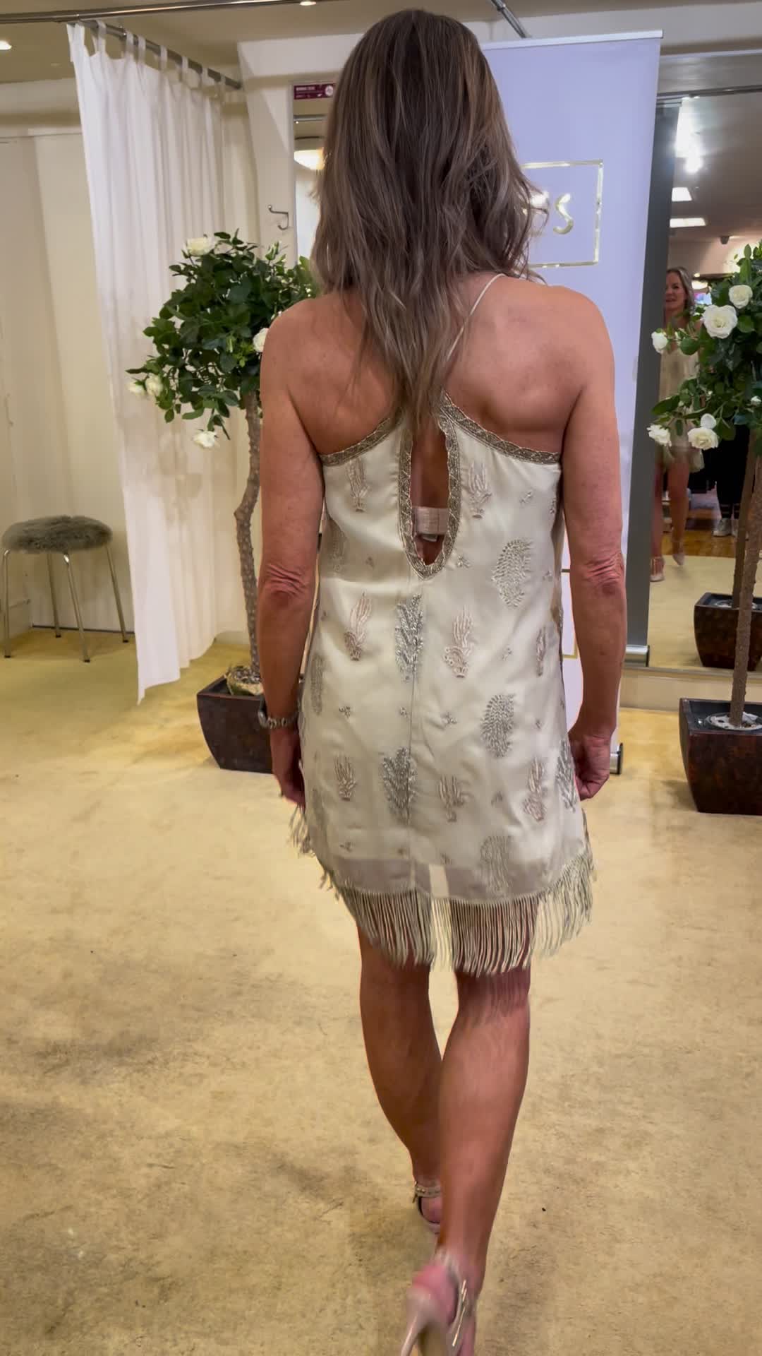 Wow just look at this dress., NKN Nekane. , The dress has intricate embroidery detail with shoe string straps., Can be worn as a dress or a top with jeans., It’s stunning.. | Renes Fashion