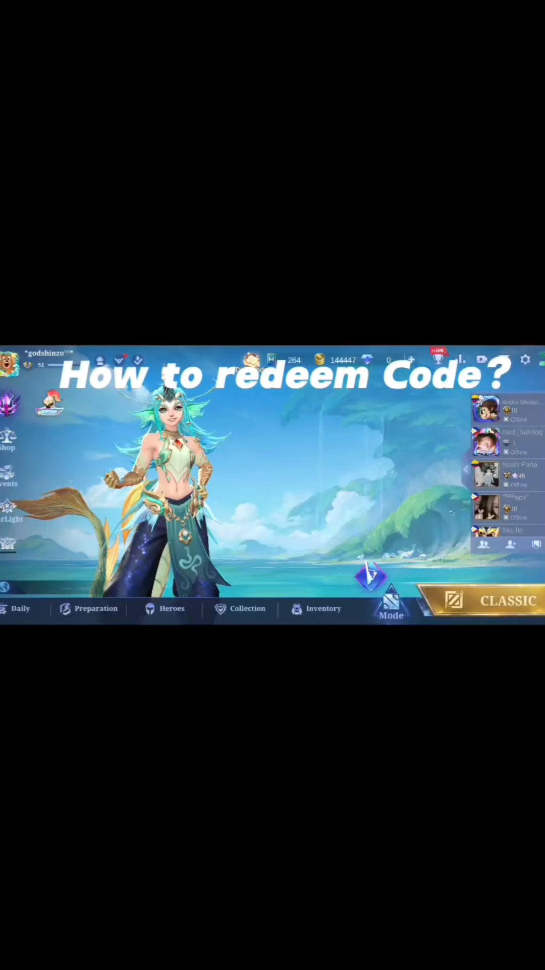 How to redeem Redemption Code in MLBB #MLBB #tutorial | KennyJin | Facebook