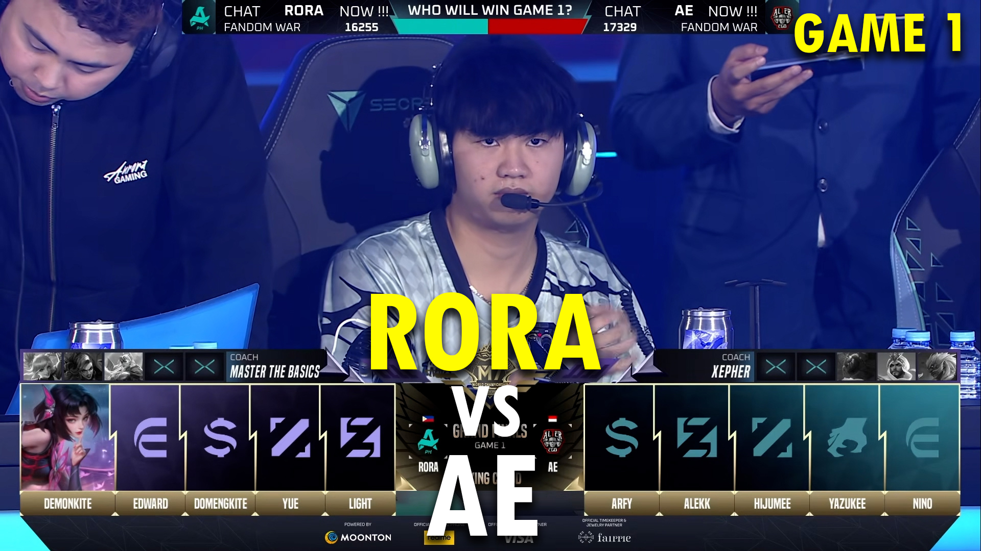 RORA vs AE - GAME 1 | GRAND FINALS | M7 World Championship #M7 # ...