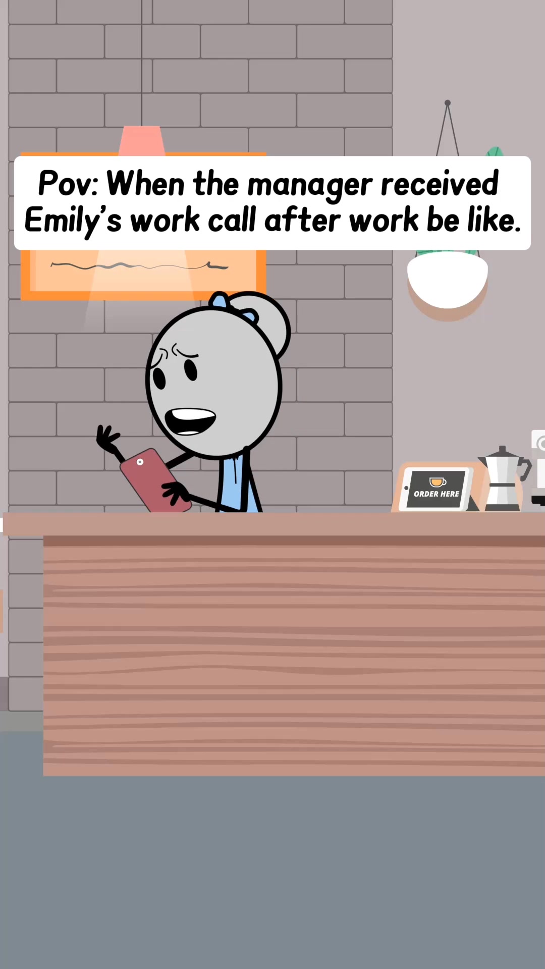When managers receive the calls from work #relatable #animation #comedy ...