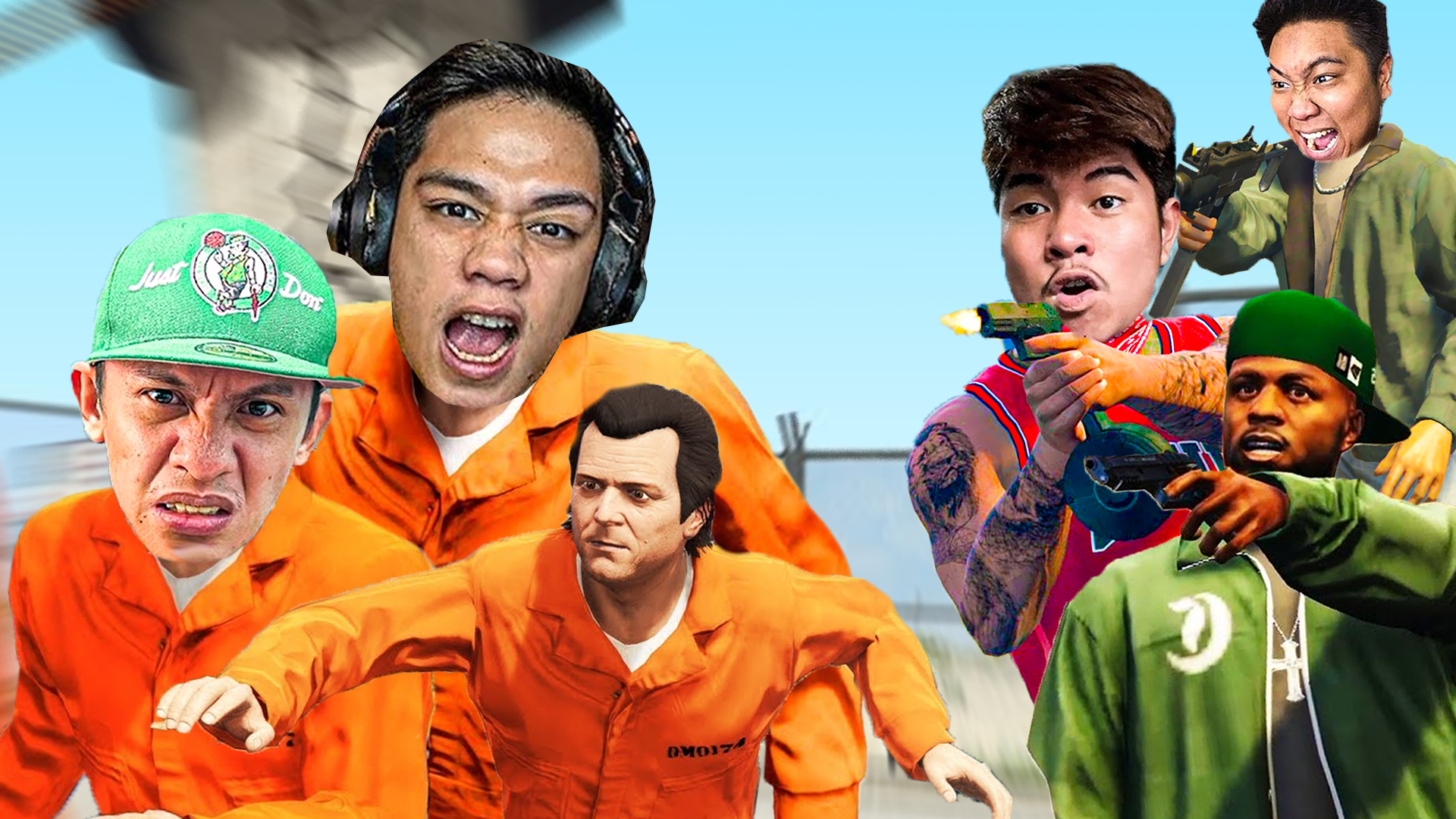 10 PRISONERS vs 10 GANGSTER - PATAYAN sa KULUNGAN! | 10 PRISONERS vs 10 ...