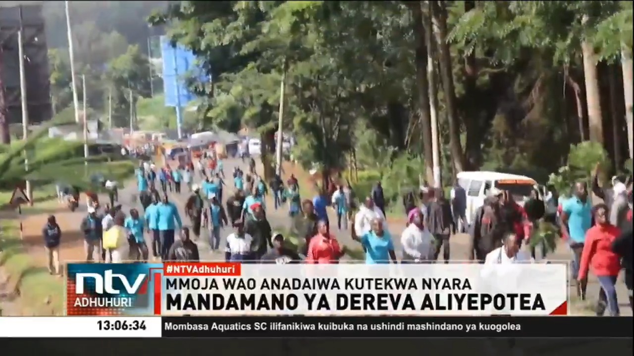 Maandamano Ya Dereva Aliyepotea Wahudumu wa tuktuk kutoka kaunti ya ...