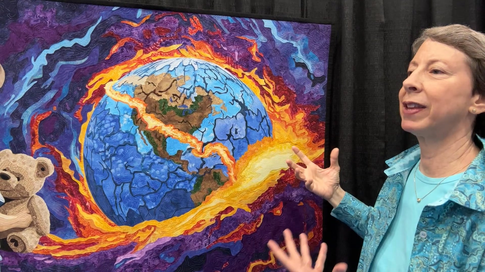 Congratulations to Dale Stuart a winner of the Small Pictoral Quilt ...
