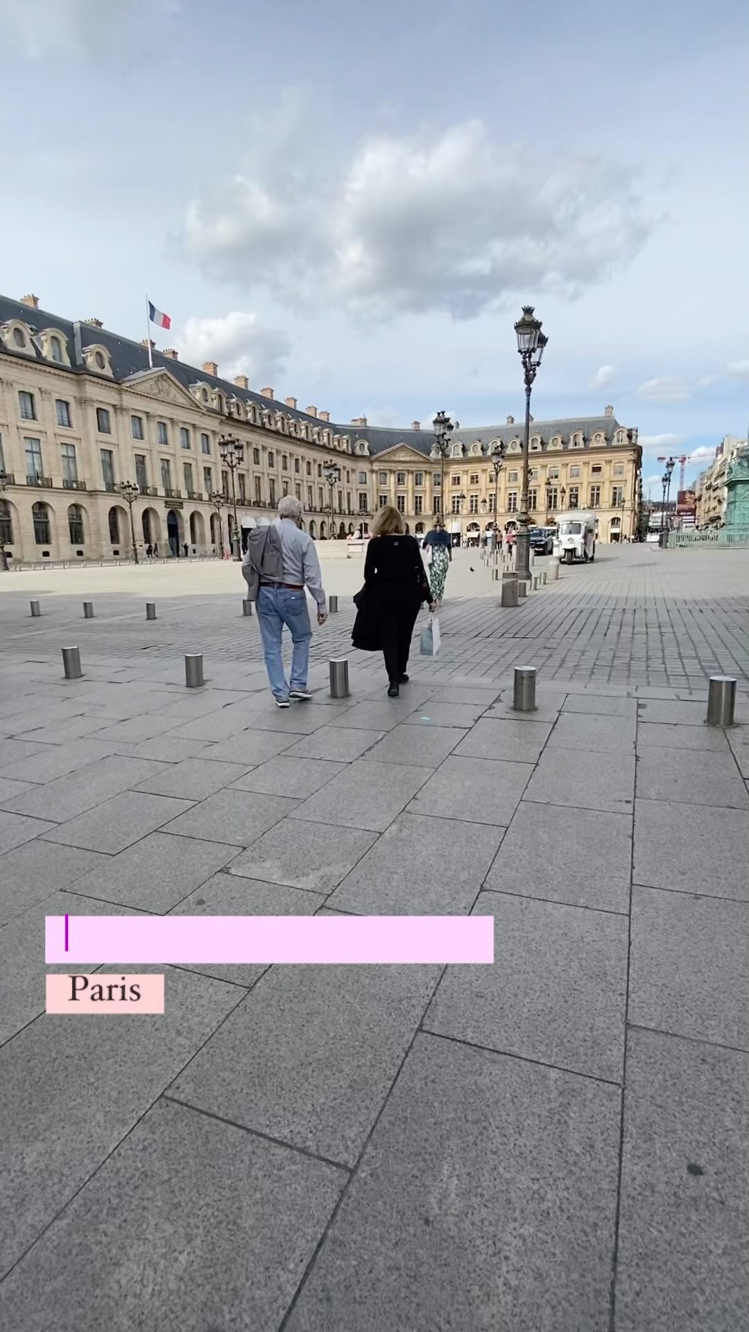 La Place Vendôme is where the Ritz is located. Also the square