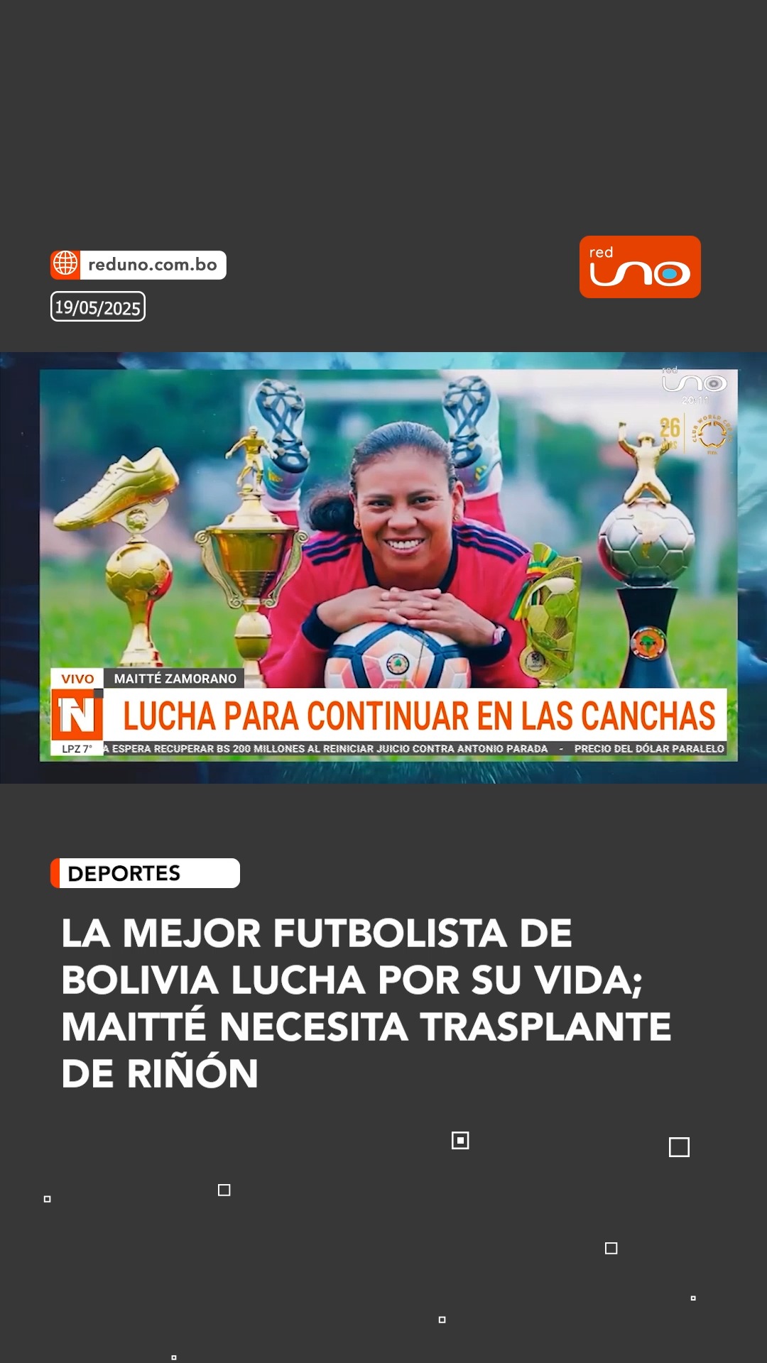 👉📲 Lee la noticia completa: https://r-1.tv/793a1b #Deportes | Maitté ...