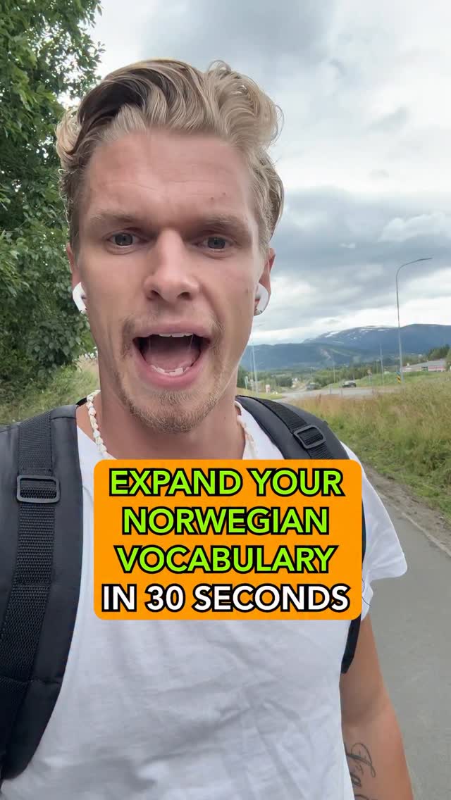 Boost your Norwegian vocab in just seconds ⚡️ Everyday objects, real ...