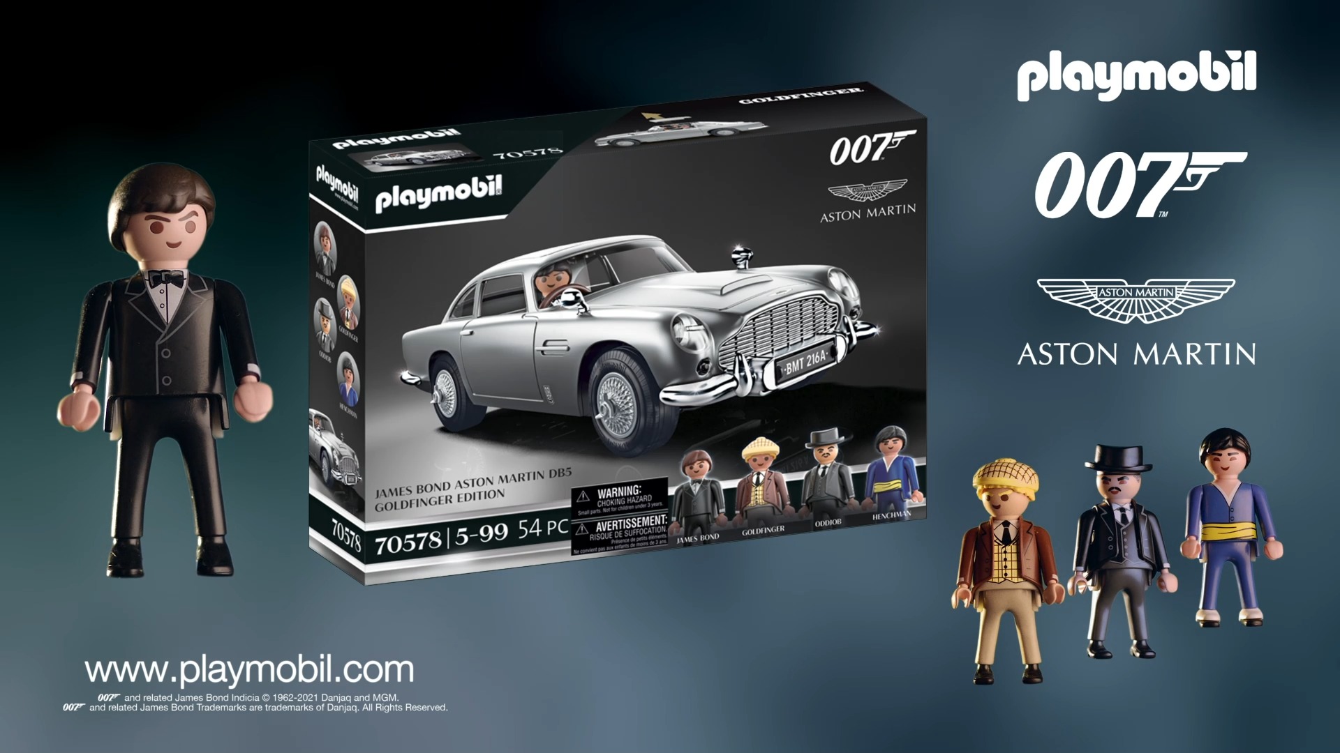 Are you ready to be shaken, not stirred! With the Playmobil Aston 