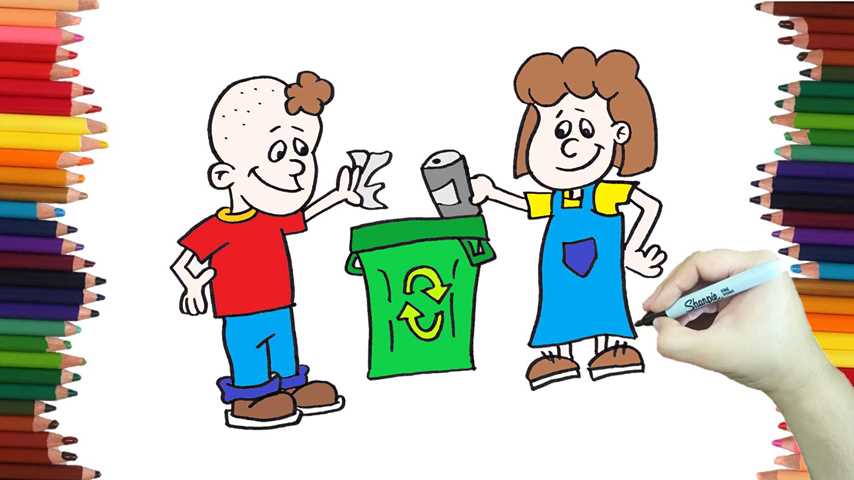 Dibujos de como cuidar el medio ambiente para niños a color | DibuBaron ...